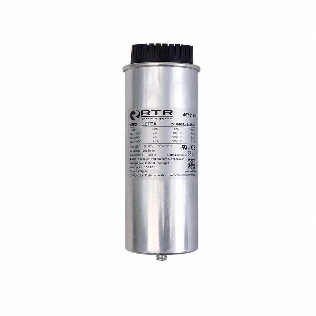 Condensador DWCAP Trif P/Fp 15Kvar/240Vac 60Hz Ul España