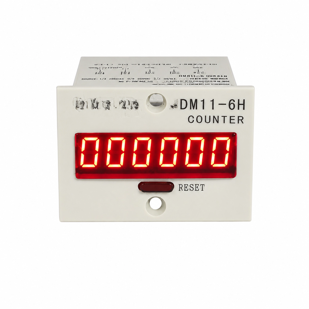 Contador Spk (Sn) 56X40Mm 6 Digitos 0-9999 Cuentas 85-265Vac/Dc