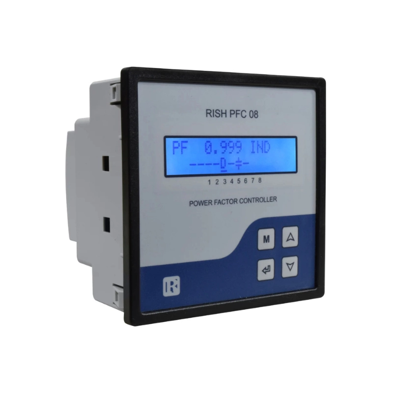 Controlador de Factor de Potencia 4 Pasos Med 30-550Vac 5A 96X96Mm
