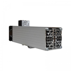 Calefactor Tipo Semiconductor en Aluminio 500W con Ventilador, 230Vac, 2.4A, Temp -25+70 °C, Conexión por Terminal