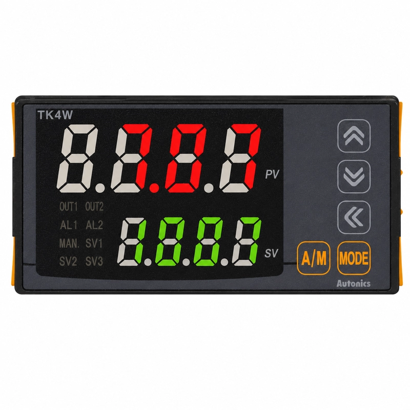 Control de Procesos Tk4, 96 X 48 Mm, 1 Salida de Control a Ssr, 2 Salidas de Evento a Rele Na