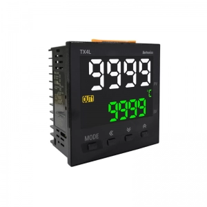 Controlador de Temperatura TX4 72X72 Salida Rele, 2 Eventos, Alimentación 100-240 Vac.