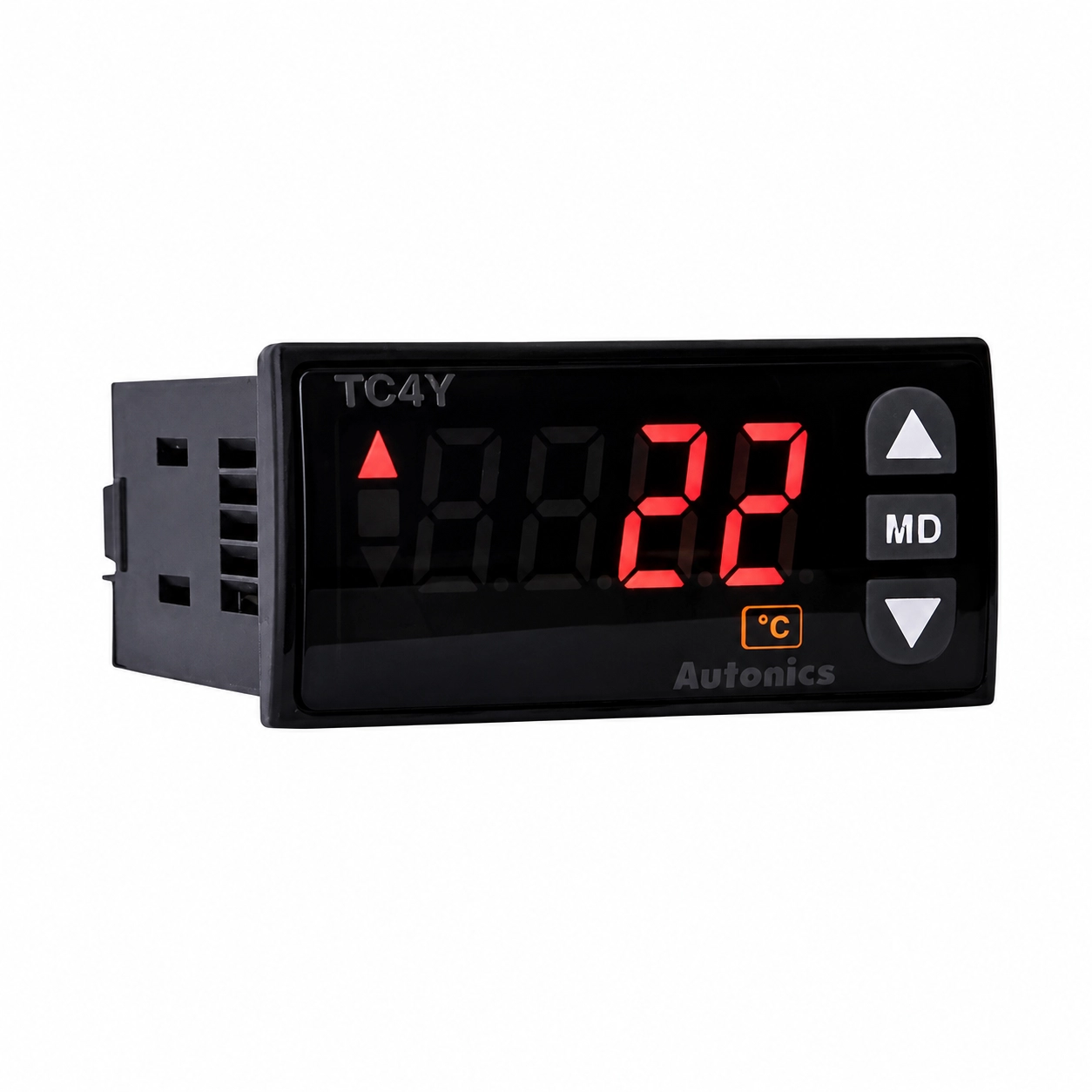 Controlador de Temperatura Entrada J, K, Pt-100 36x72Mm