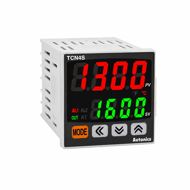 Controlador de Temperatura PID Doble Display 72x72Mm