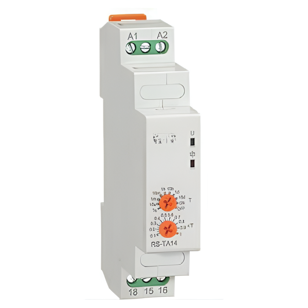 Temporizador Reletek (Sn) Electronico On-Delay Rs-Ta23 2C/O