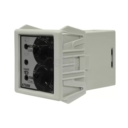 Temporizador Asimétrico 0.3Seg a 30 Horas. Alimentación 100-240Vac, 24-240Vdc. Con Bracket Din 48x48Mm