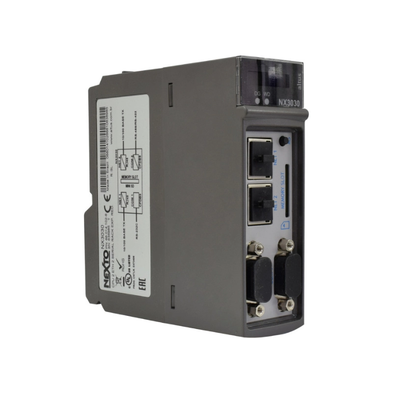 Cpu Nexto, 2 Ethernet, 2 Serial, Mini Sd, Rack Remoto y Redundancia ALTUS
