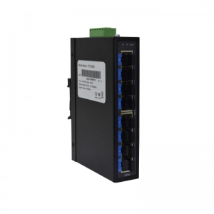Switch Industrial Ethernet 8 Puertos Montaje en Riel, Alimentación 12-48 Vdc