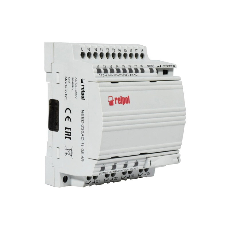 Mini-Plc Ac 8 In/4q Versión 11 RELPOL