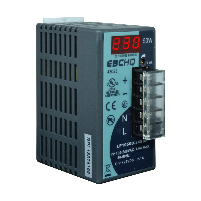 Protección por Sobre Carga Riel DIN 50W 24Vdc