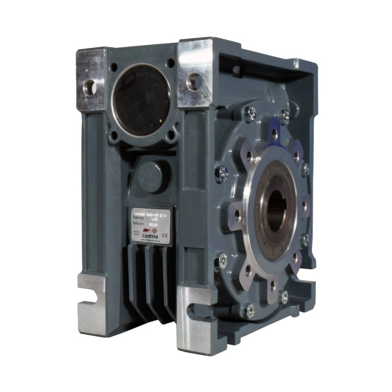 Caja Reductora Sinfín Corona con Brida B14 1Hp Rel 80:1 T90