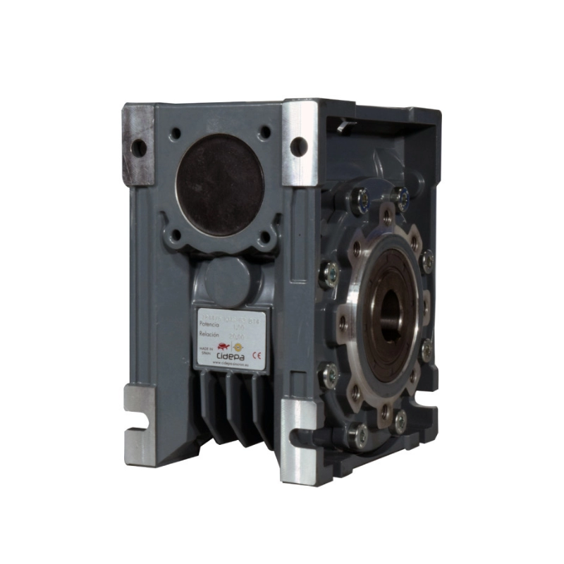 Caja Reductora Sinfín Corona con Brida B14 0,50Hp Rel 80:1 T63