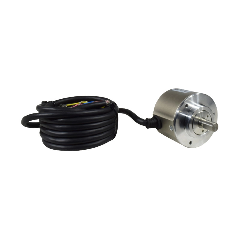 Encoder Incremental Rotativo, 50Mm Diámetro Eje 8Mm, 1024Ppr, Salida Htl Line Driver, 5~24 Vdc.