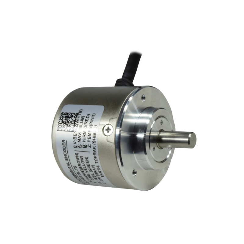 Encoder Incremental Rotativo 80Mm Diam Eje 8Mm, 500Ppr, Salida Htl Line Driver, 5~24 Vdc.