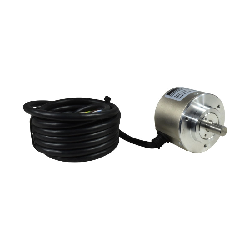 Encoder Incremental Rotativo 50Mm Diam Eje 8Mm, 360Ppr, Salida Htl Line Driver, 5~24Vdc.