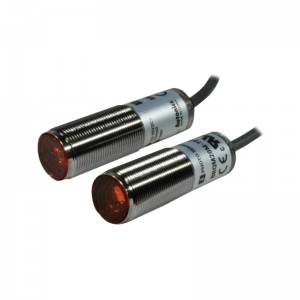 Sensor Fotoeléctrico, Cilíndrico 20M Alcance Emisor - Receptor Salida Npn