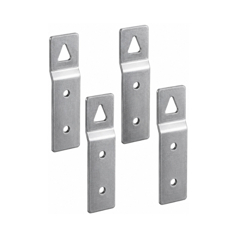 Set de 4 Soportes en Pared para Cofre