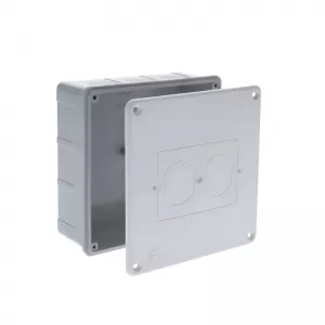 Caja De salida Electrica 12X12X5cm + Tapa
