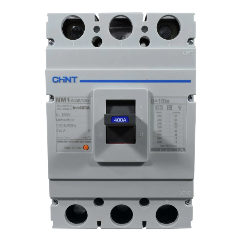 Breaker Chint Industrial 3X400A 35KA/415V