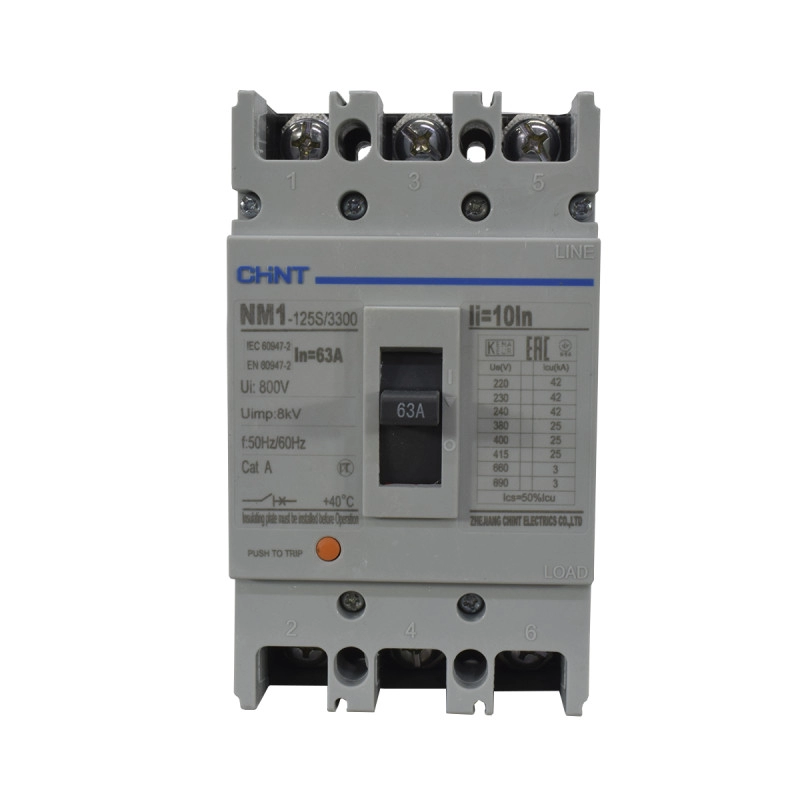 Breaker Chint Industrial 3X63A 25KA/415V