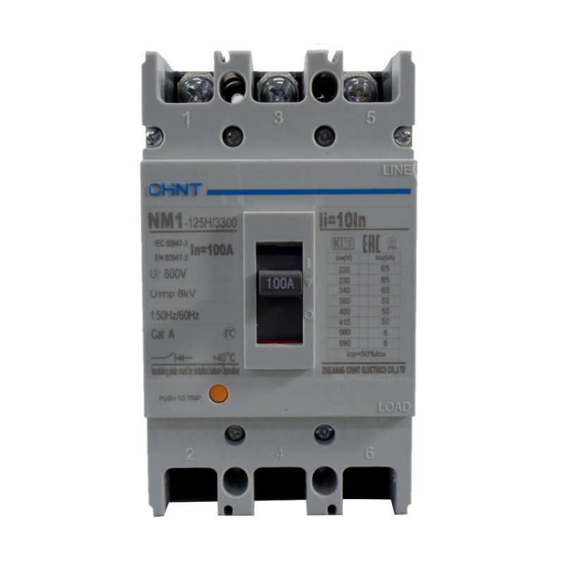 Breaker Chint Industrial 3X100A 50KA/415V
