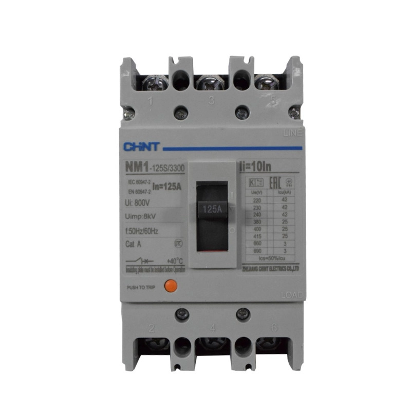 Breaker Chint Industrial 3X125A 25KA/415V