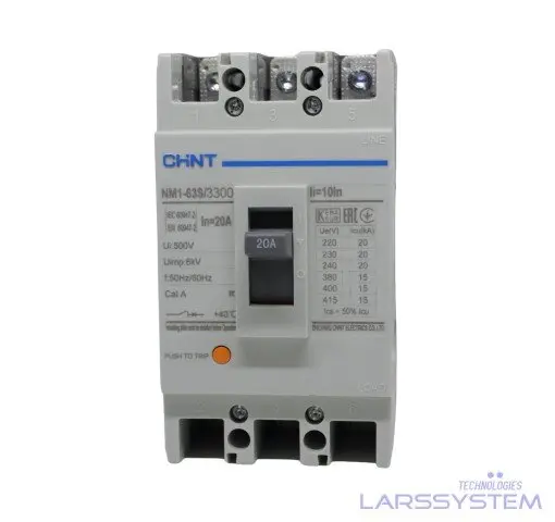 Breaker Chint Industrial 3X20A 415V 15KA/415V