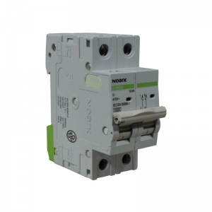 Breaker Riel 2X6A 10ka Curva C, 230/400 Vac, IEC NOARK