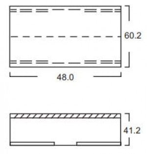 Unión Recta PVC 60x40 Acme