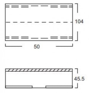 Unión Recta PVC 100x45 Acme