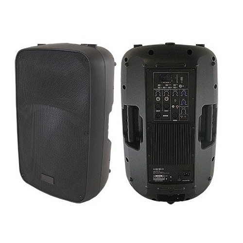 Altavoz Activo Clase AB Bi - Amplificado Parlante: 15'', Bobina 3'', Imán 60 Oz