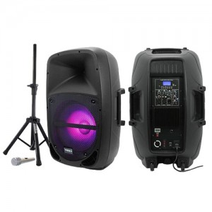 Altavoz Activo con Iluminación LED Parlante:15'' 40 Oz Potencia 960W