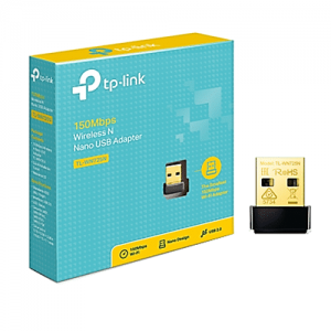 Tp-Link Wi-Fi Conectores 150Mbps Nano Usb Nrealtek, 2.4Ghz, 802.11N/G/B, Qss Button