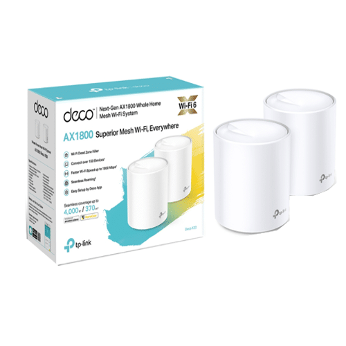 Tp-Link Wi-Fi Mesh Ax1800 Wi-Fi 6, Cpu Quad-Core Qualcom 1 Ghz