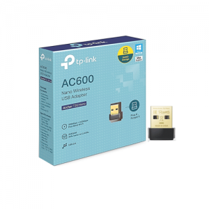 Tp-Link Wi-Fi Conectores Ac600Usb,433Mbps En 5Ghz + 200Mbps En 2.4Ghz, Usb 2.0