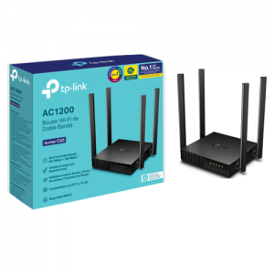 Tp-Link Switching & Routing Router Wifi Soho Ac1200Banda Dual 867-5Ghz + 300-2.4Ghz, Ac