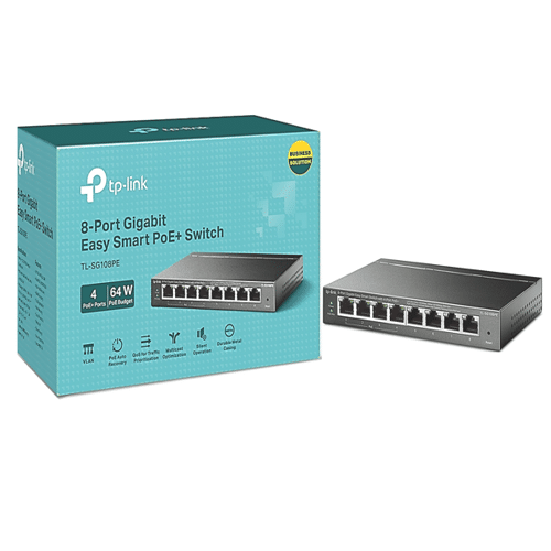 Tp-Link Switching & Routing Switches Poe 10/100/1000Mbps, 4 Puertos