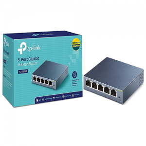 Tp-Link Switch de Escritorio de 5 Puertos de 10/100/1000Mbps