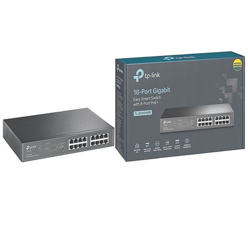 Tp-Link Switching & Routing Switches Poe 16 Puertos a 10/100Mbps 8 Poe.150 Watts