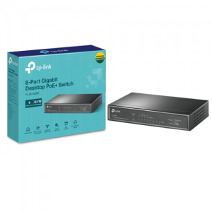 Tp-Link Switching & Routing Switches Poe Gigabit 8 Puertos 4 Poe, 55 Watts