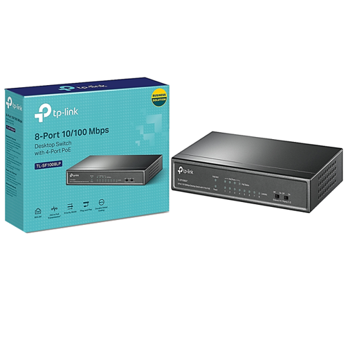 Tp-Link Switching & Routing Switches Poe 8 Puertos 10/100Mbps 4 Puertos Poe 41Wat