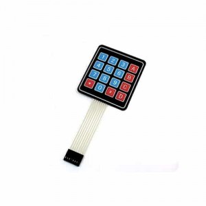 Teclado Membrana 4x4 con Conector