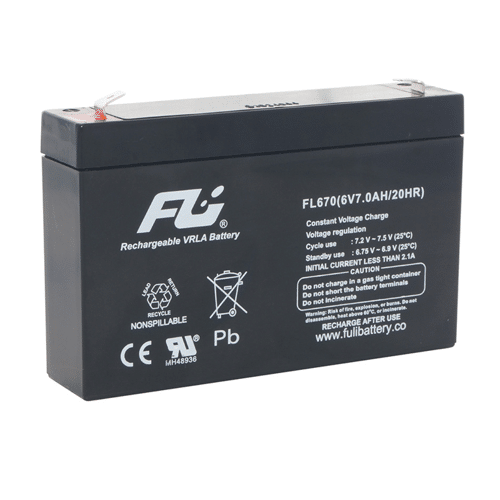 Bateria Sellada Nicomar 6V-7Ah Fl670Gs