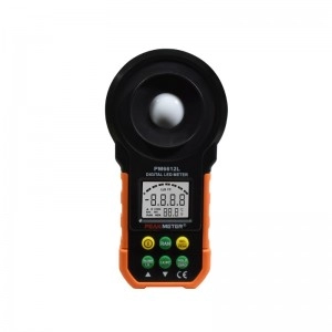 Luxómetro Digital para Iluminación LED, Rango 0-200.000Lux. Unidades Seleccionables.
