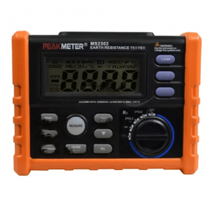 Telurómetro, Medidor de Resistencia a Tierra Tipo Estacas. hasta 4000Ohm.