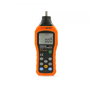 Tacómetro de Contacto, Rango 50-19999 Rpm. Unidades Seleccionables. Incluye Kit de Accesorios.