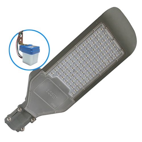 Lámpara Alumbrado Publico 100W con Fotocelda