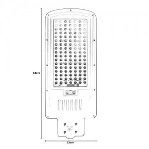 Lampara Led Solar Alumbrado Publico 120W
