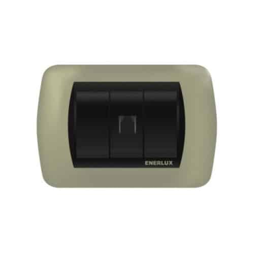 Toma Enerlux Telefonica Silver