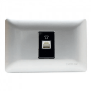 Toma Enerlux Telefonica Silver